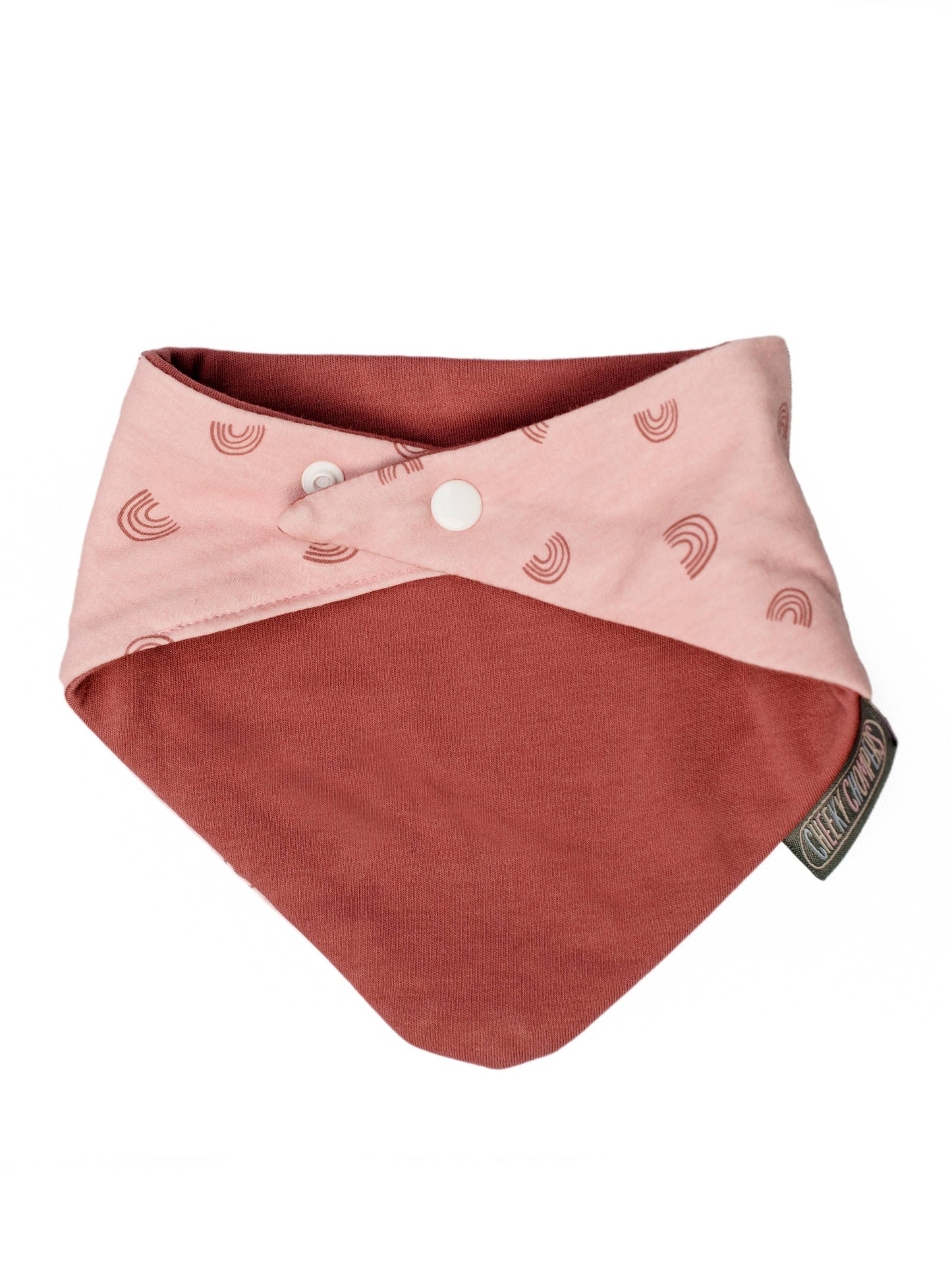 Neckerbib Dribble Bib Set - Leopard & rainbow