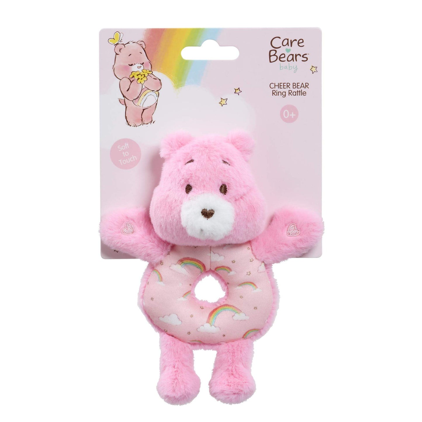 Care Bears Cheer Bear Ring Rattle