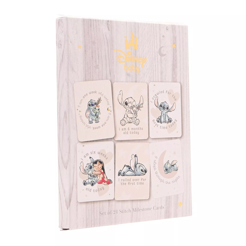Disney Stitch Baby 24 Milestone Cards