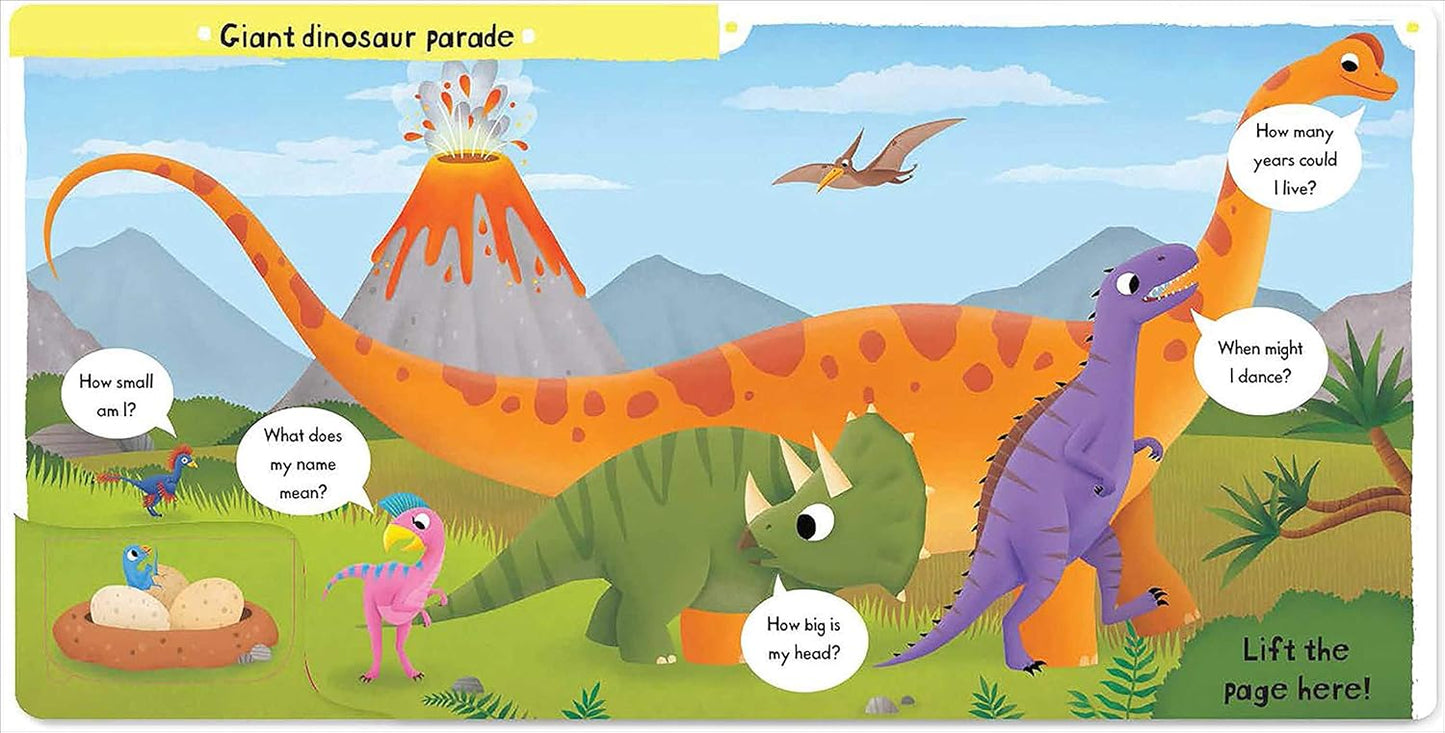 Giant Dinosaurs - First Facts and Flaps (Board book)