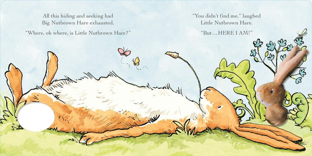 Guess How Much I Love You: Here I Am Finger Puppet Book (Board Book)