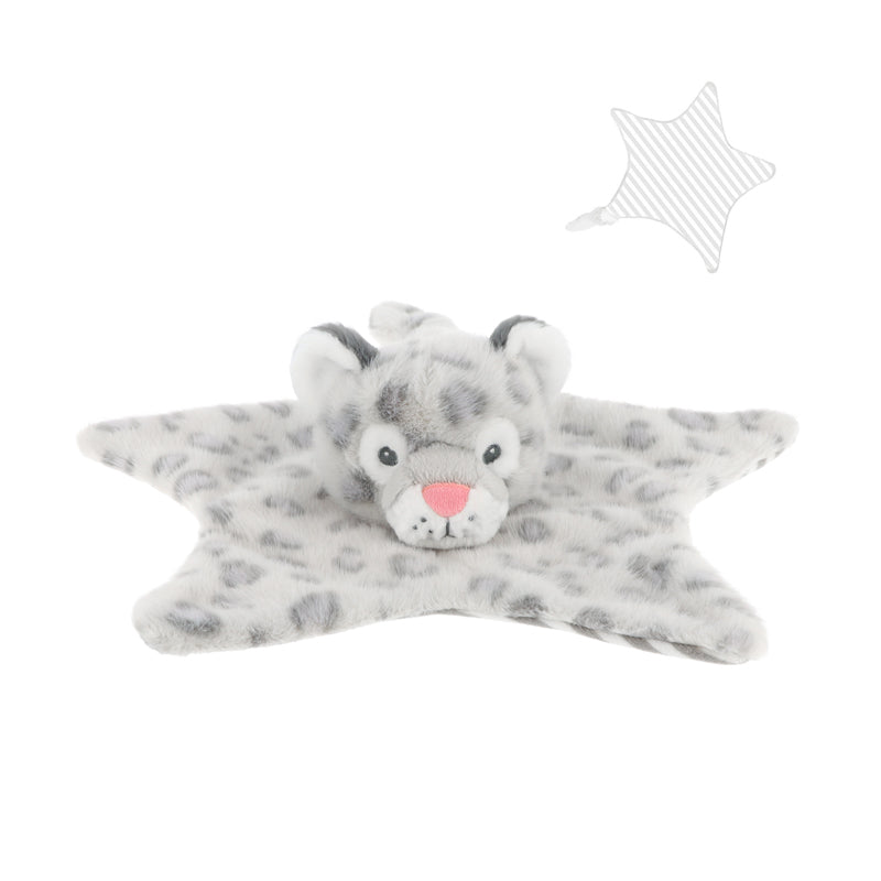Keeleco Baby Snuggles Snow Leopard Blanket 32cm