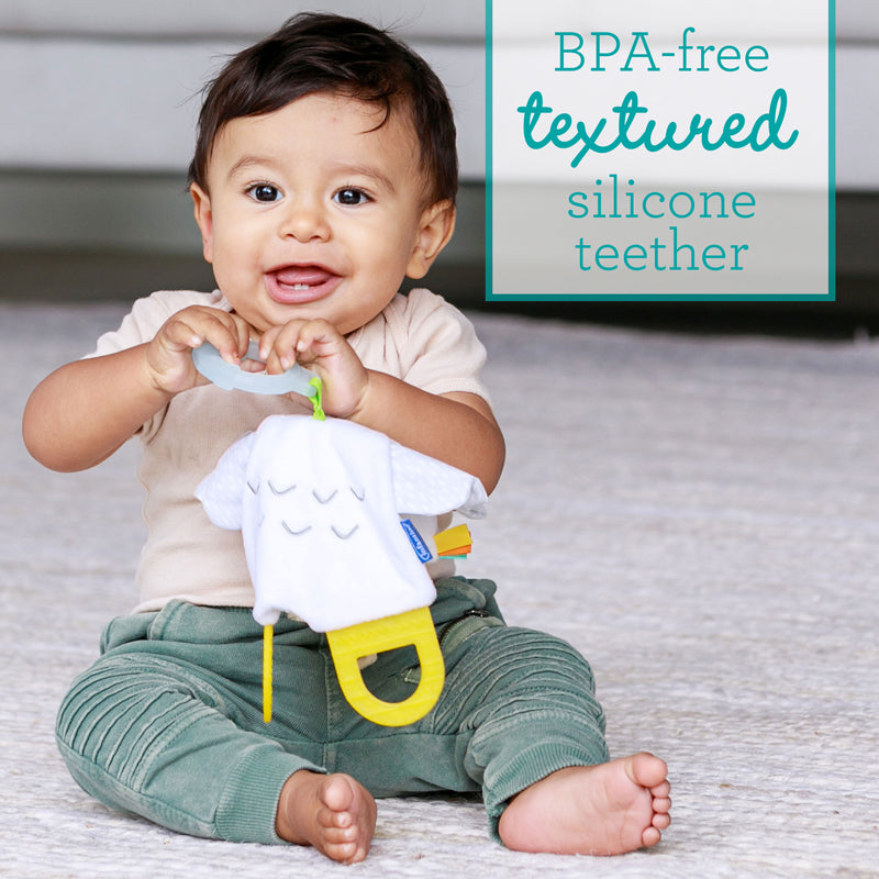 Infantino Glow-In-The-Dark Cuddly Pal With Teether