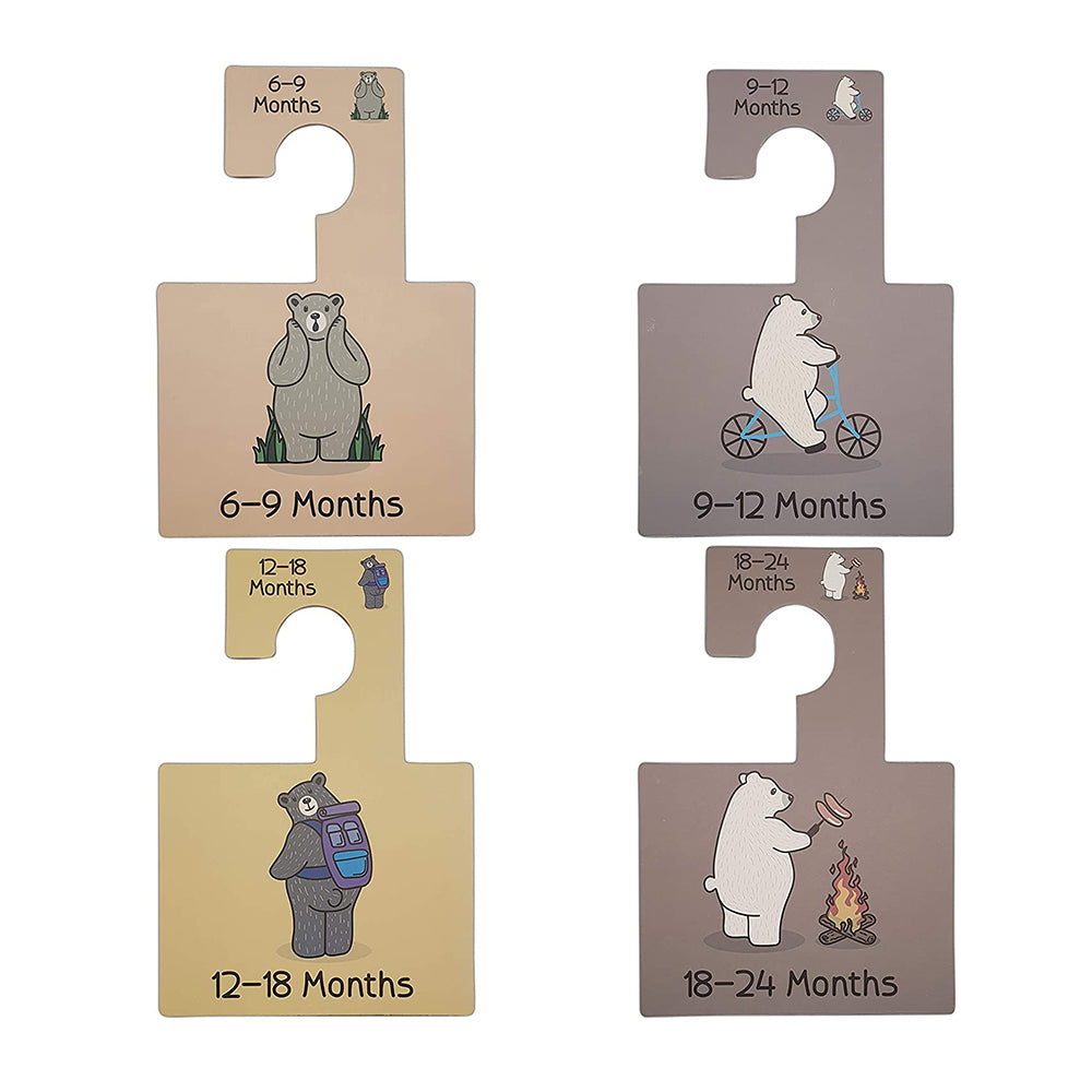 Baby Wardrobe Dividers Woodland Bears