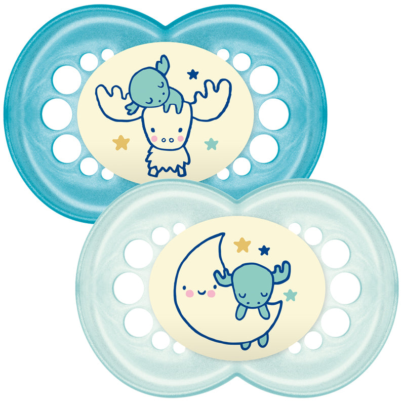 MAM Day & Night Skin Soft Lot de 6 tétines en silicone pour bébé de 0 à MAM Day & Night Skin Soft Lot de 6 tétines en silicone pour bébé de 0 à