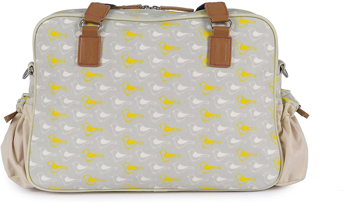 Not So Plain Jane Garden Birds Changing Bag