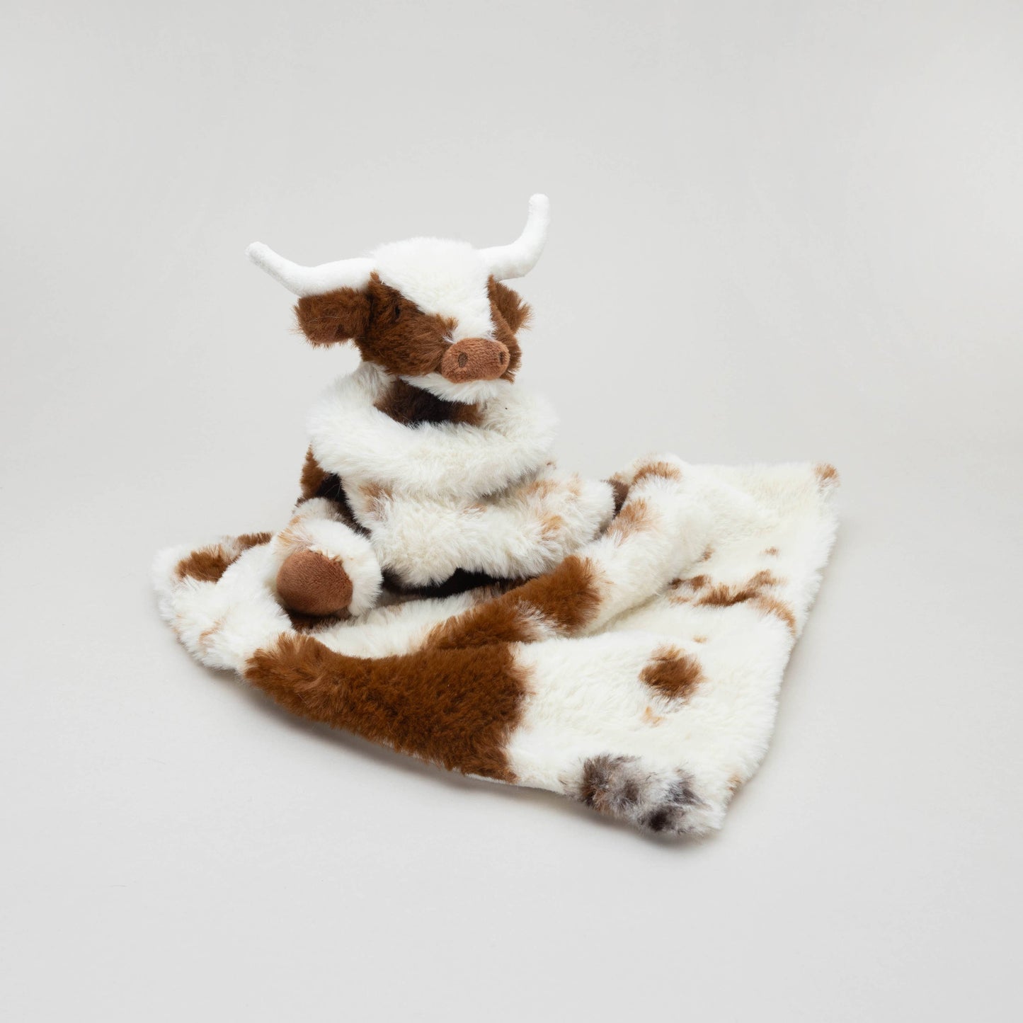 Texas Longhorn Baby Highland Cow Toy Soother Plush Comforter
