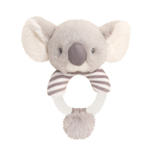 14cm Keeleco Cozy Koala Ring Rattle
