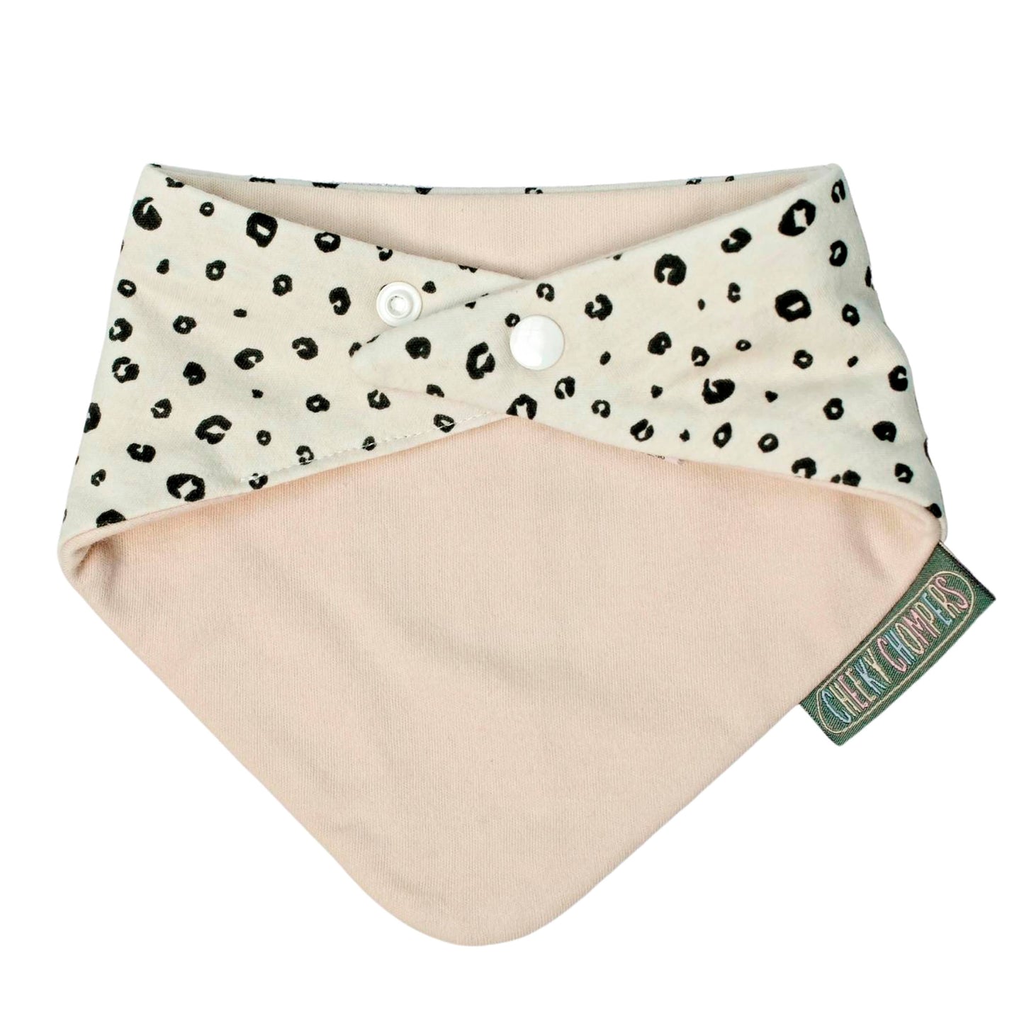 Neckerbib Dribble Bib Set - Leopard & rainbow