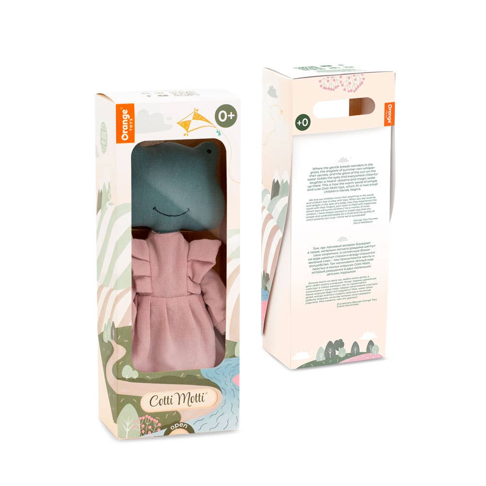 Fiona The Frog Pink Dress 29cm