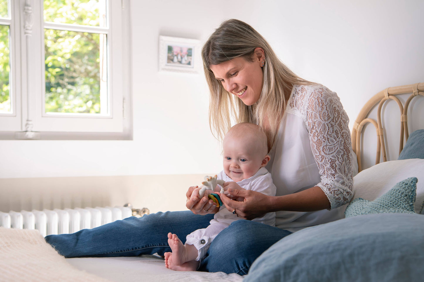 Sophie La Girafe So Pure Multi-Textured Teether - Natural Rubber