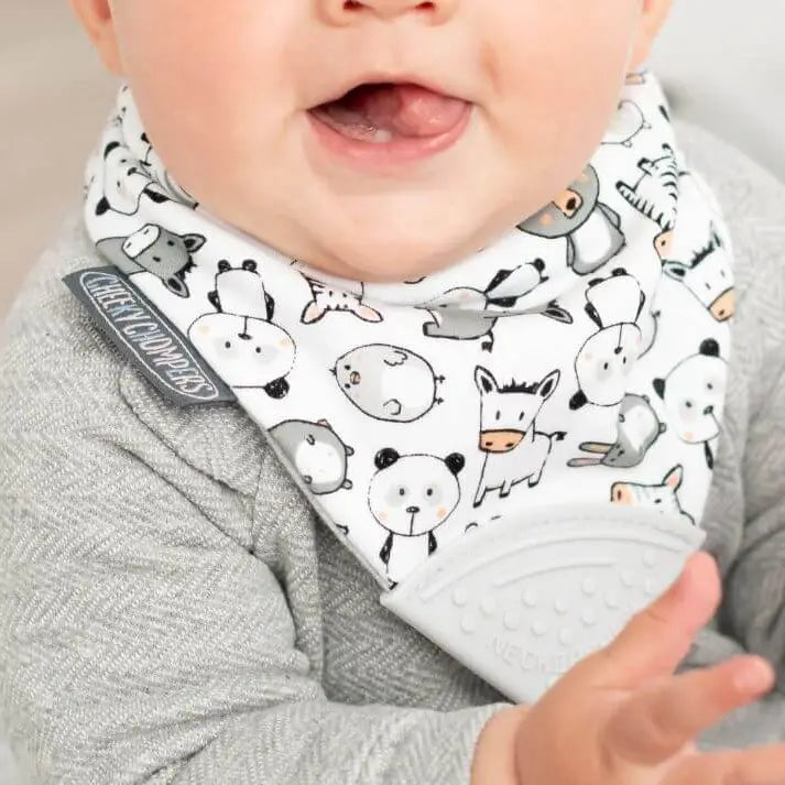 Panda Pals Neckerchew - Teething Dribble Bib