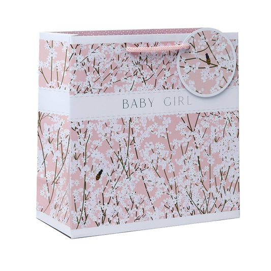 Gypsophila Pink Medium Gift Bag
