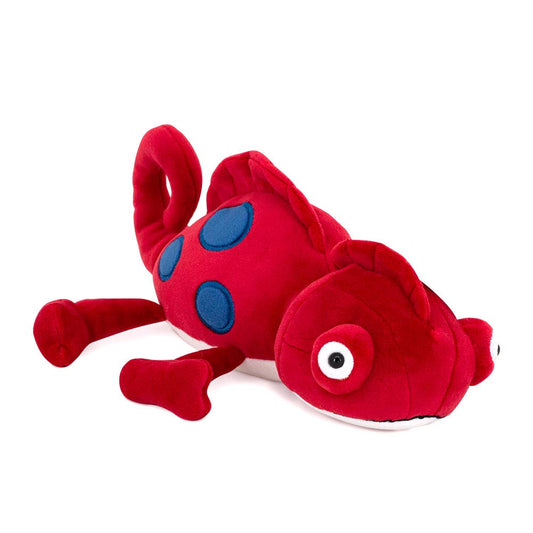 Red Chameleon Plush 30cm