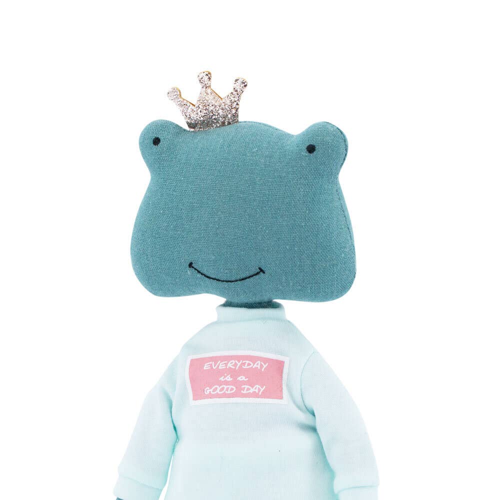 Fiona Frog Plush in Tracksuit + Mermaid Tail
