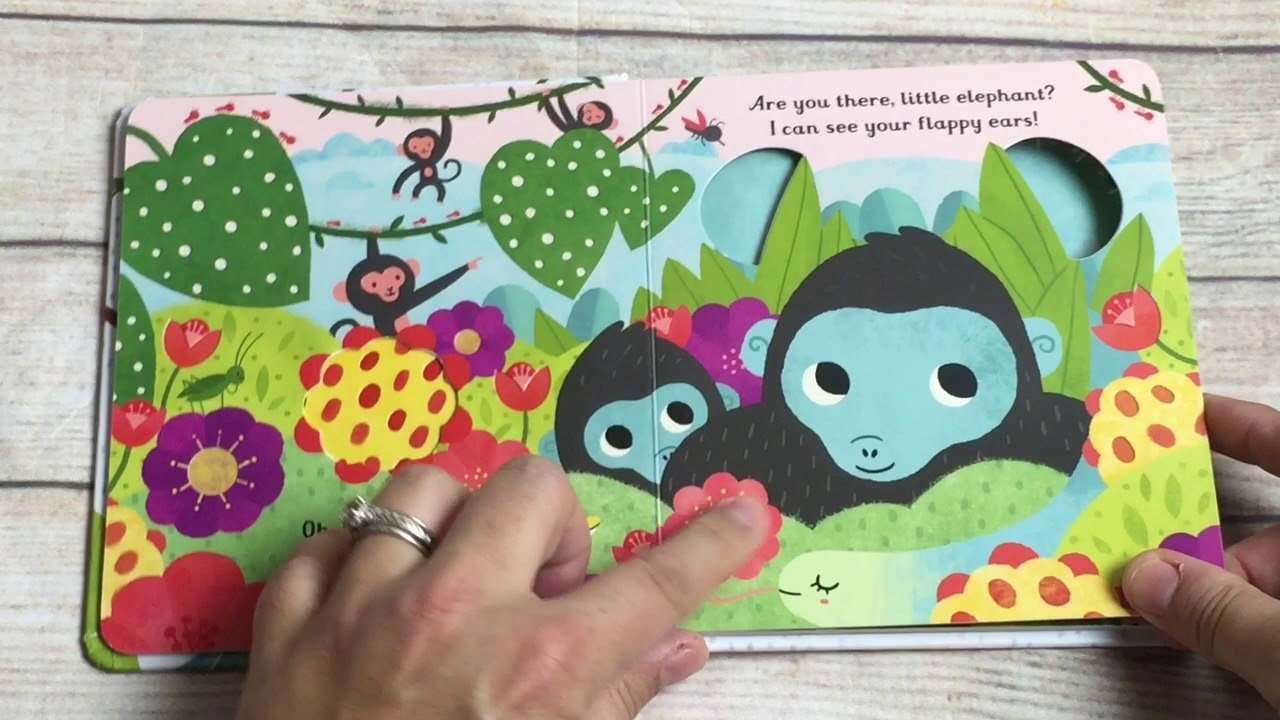 Are You There Little Elephant? - Little Peep-Through Books (Board book)