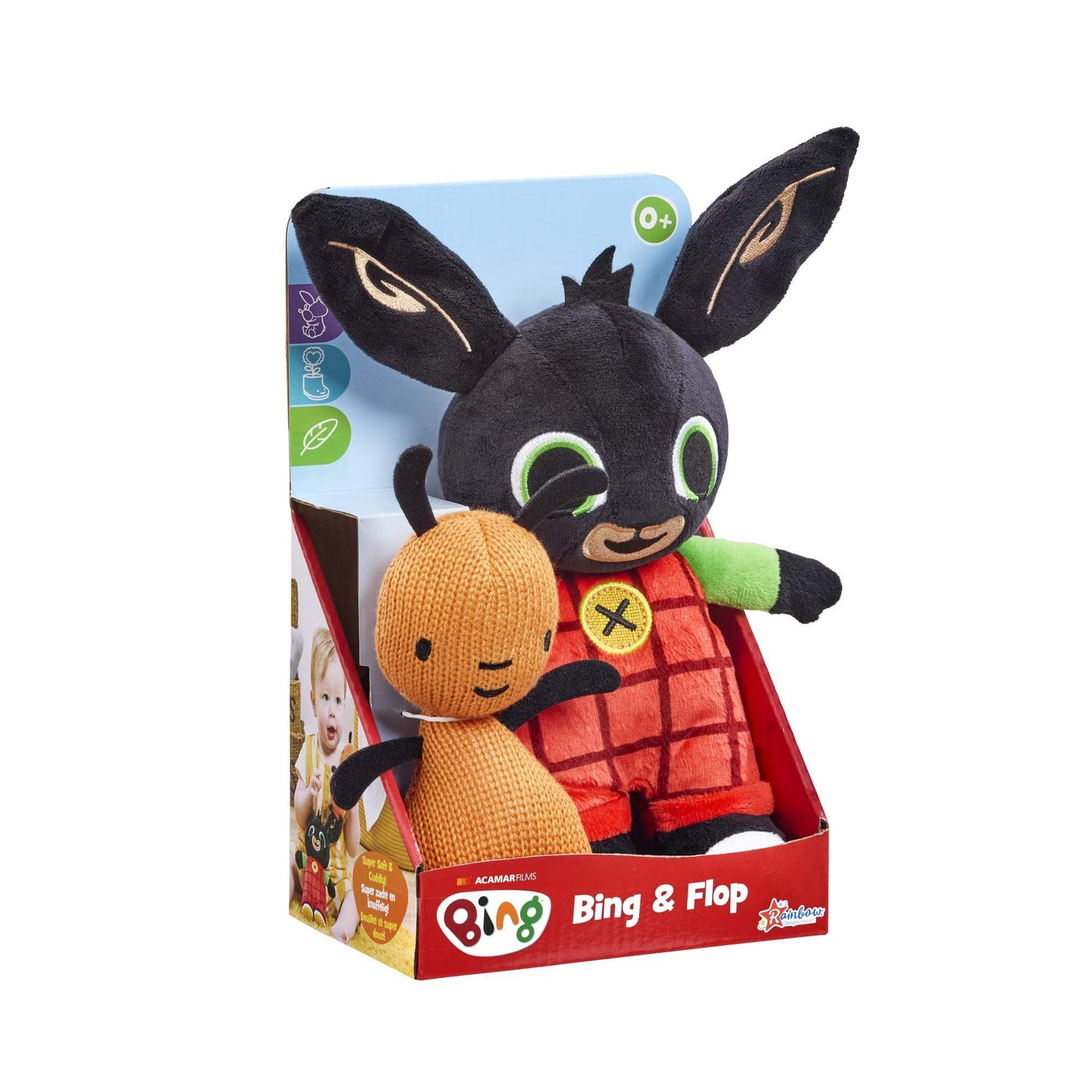 Bing & Flop Twin Pack Soft Toys
