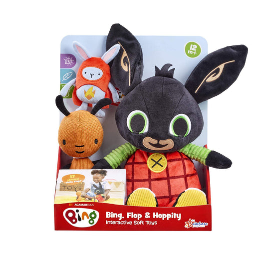Bing, Flop & Hoppity Interactive Soft Toys