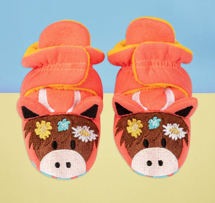 Bonnie Highland Cow Booties