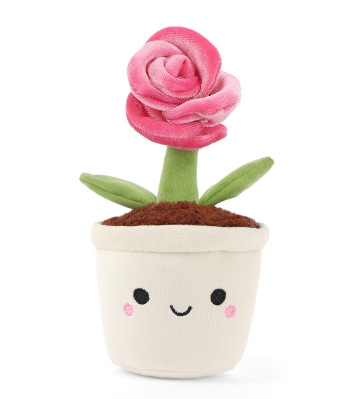 Botanical Garden Rose Flower Soft Toy 14cm