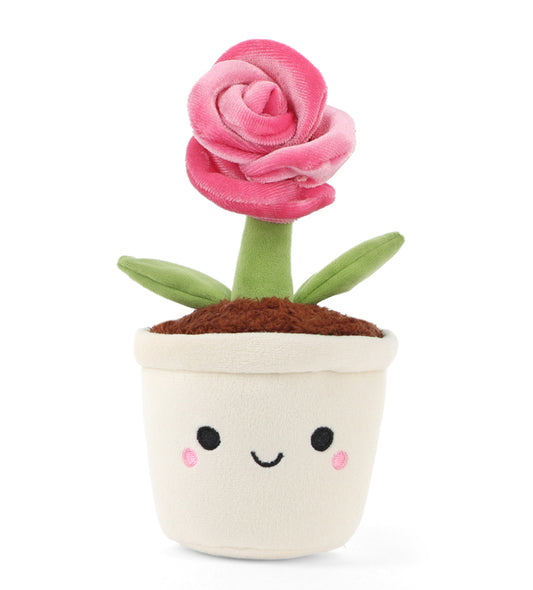 Botanical Garden Rose Flower Soft Toy 14cm