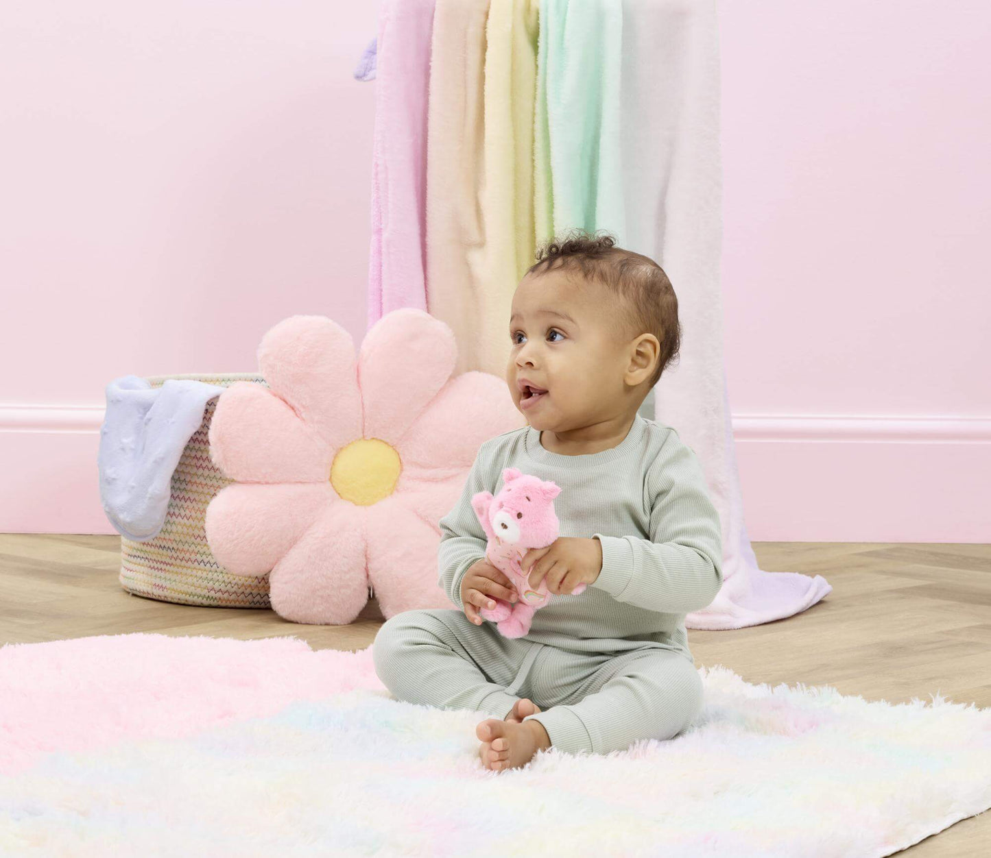 Care Bears Cheer Bear Ring Rattle