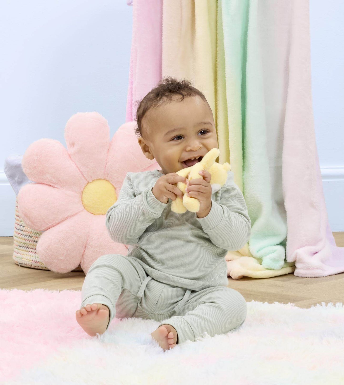 Care Bears Funshine Bear Ring Rattle