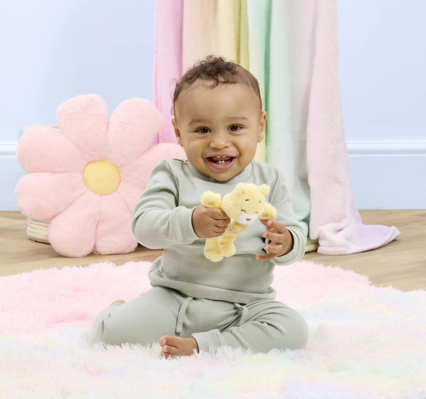 Care Bears Funshine Bear Ring Rattle