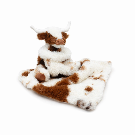 Texas Longhorn Baby Highland Cow Toy Soother Plush Comforter