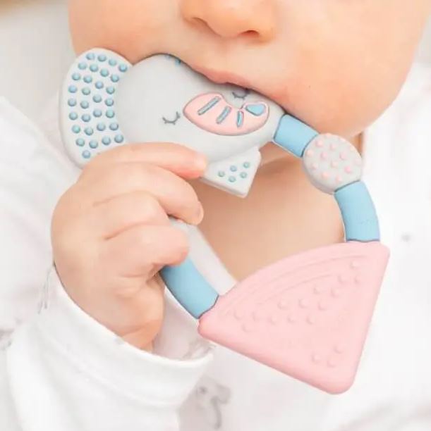 Darcy the Elephant Teether - Textured Baby Teether