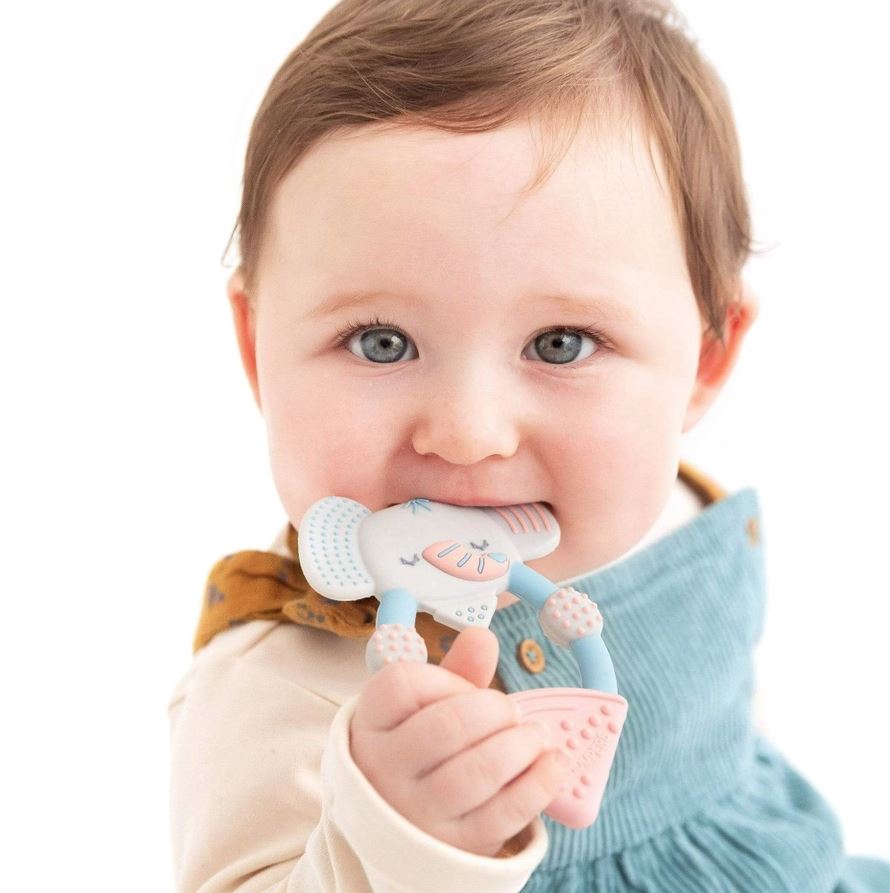 Darcy the Elephant Teether - Textured Baby Teether