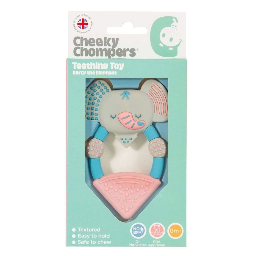 Darcy the Elephant Teether - Textured Baby Teether