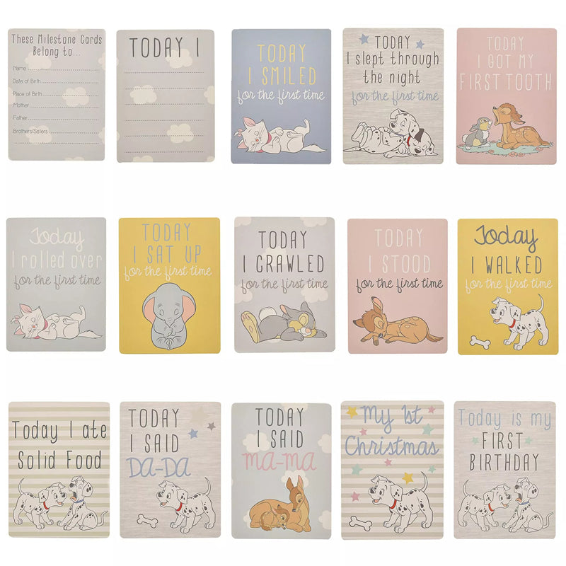 Disney Magical Beginnings Baby 30 Milestone Cards