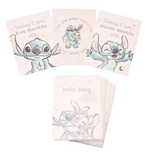 Disney Stitch Baby 24 Milestone Cards
