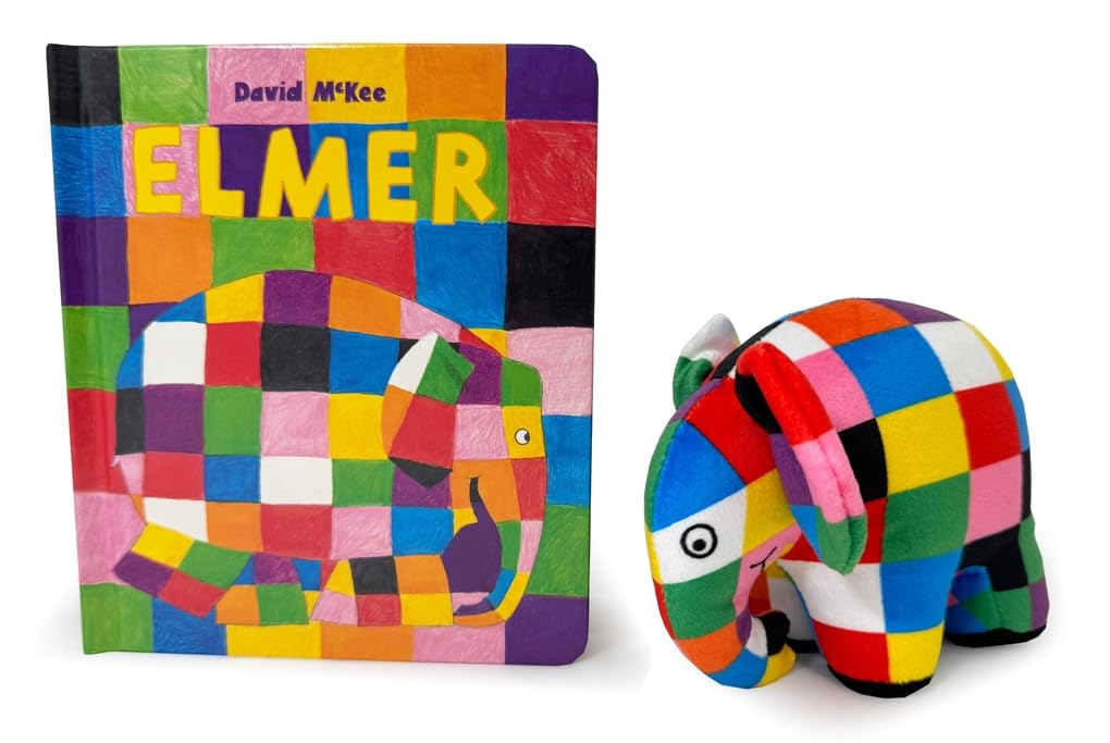 Elmer Book and Toy Gift Set