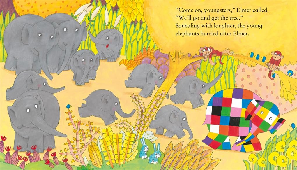 Elmer's Christmas (Board book)