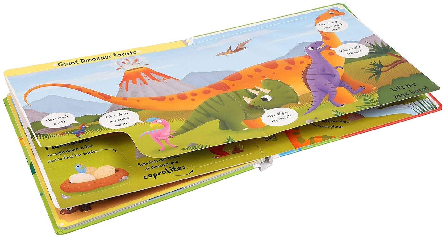 Giant Dinosaurs - First Facts and Flaps (Board book)