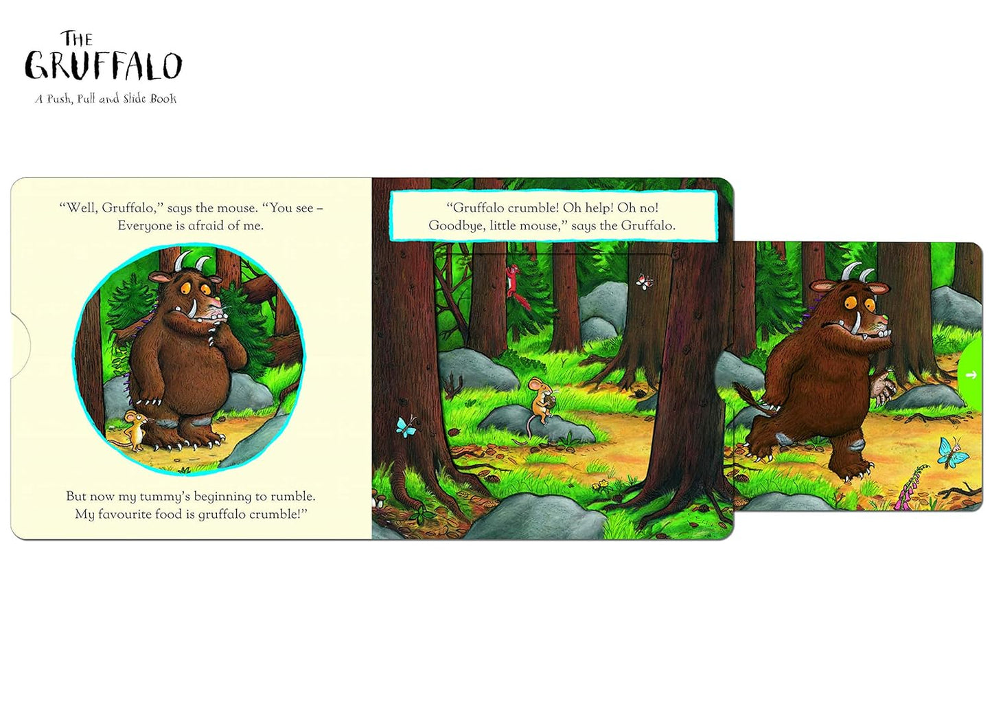 Gruffalo: A Push, Pull and Slide Book(Board book)