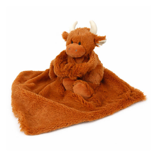 Highland Cow Plush Baby Soft Toy Soother Comforter 29cm