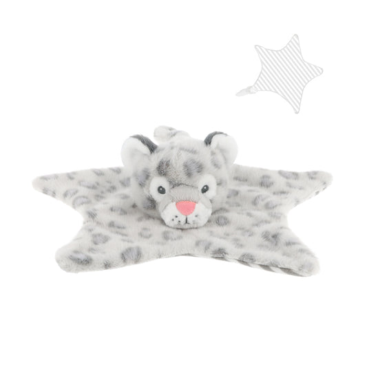 Keeleco Baby Snuggles Snow Leopard Blanket 32cm