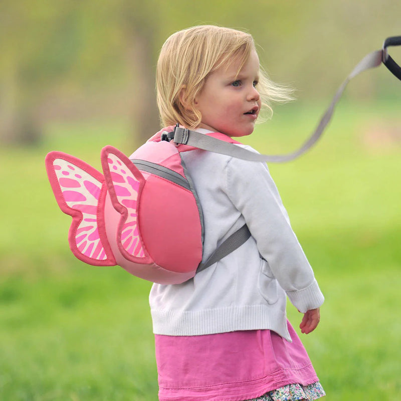 LittleLife Toddler Backpack With Rein Butterfly