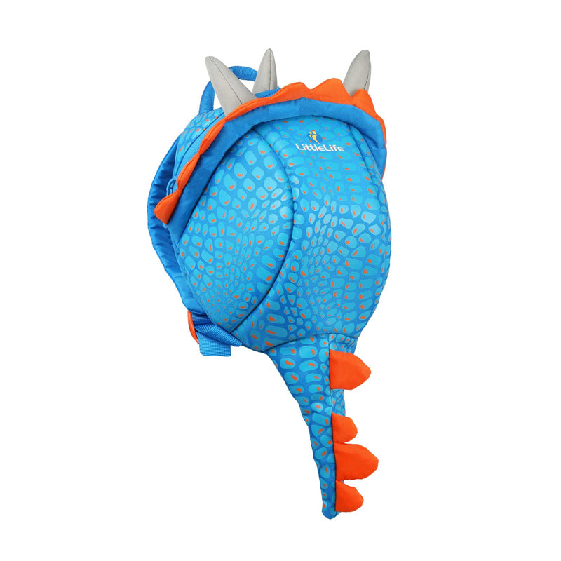 LittleLife Toddler Backpack With Rein Triceratops