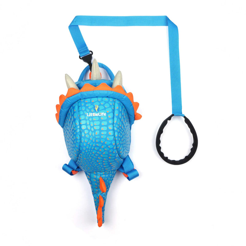 LittleLife Toddler Backpack With Rein Triceratops