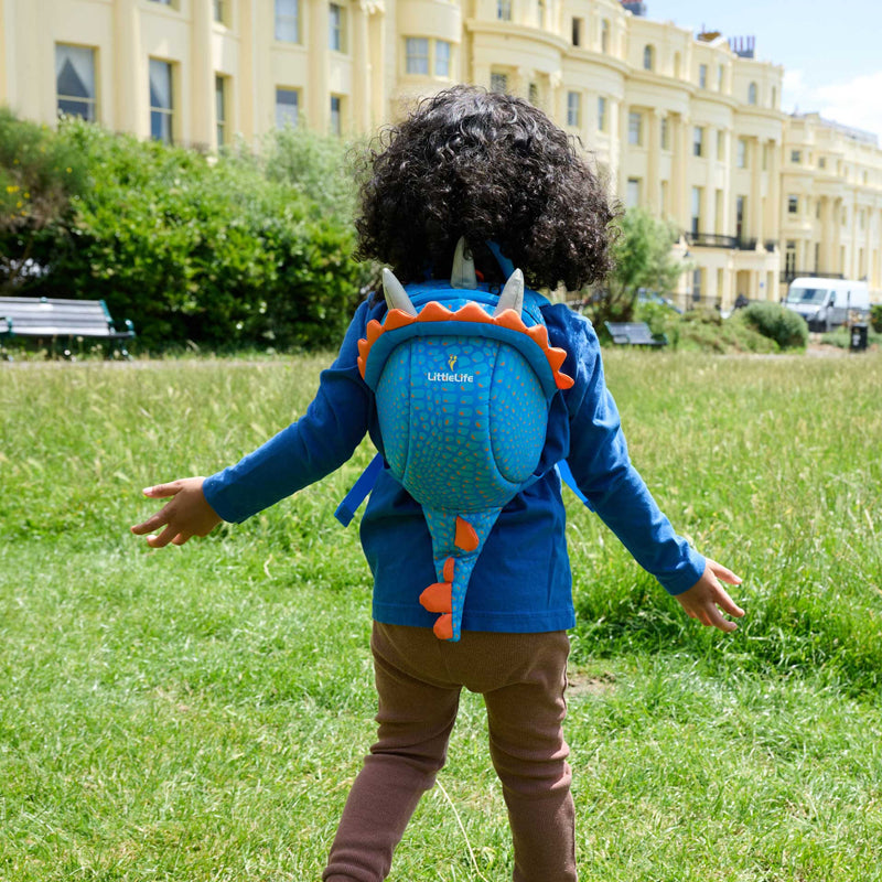 LittleLife Toddler Backpack With Rein Triceratops