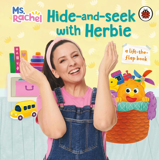 Ms Rachel: Hide and Seek with Herbie : A Lift-the-Flap Book (board book)