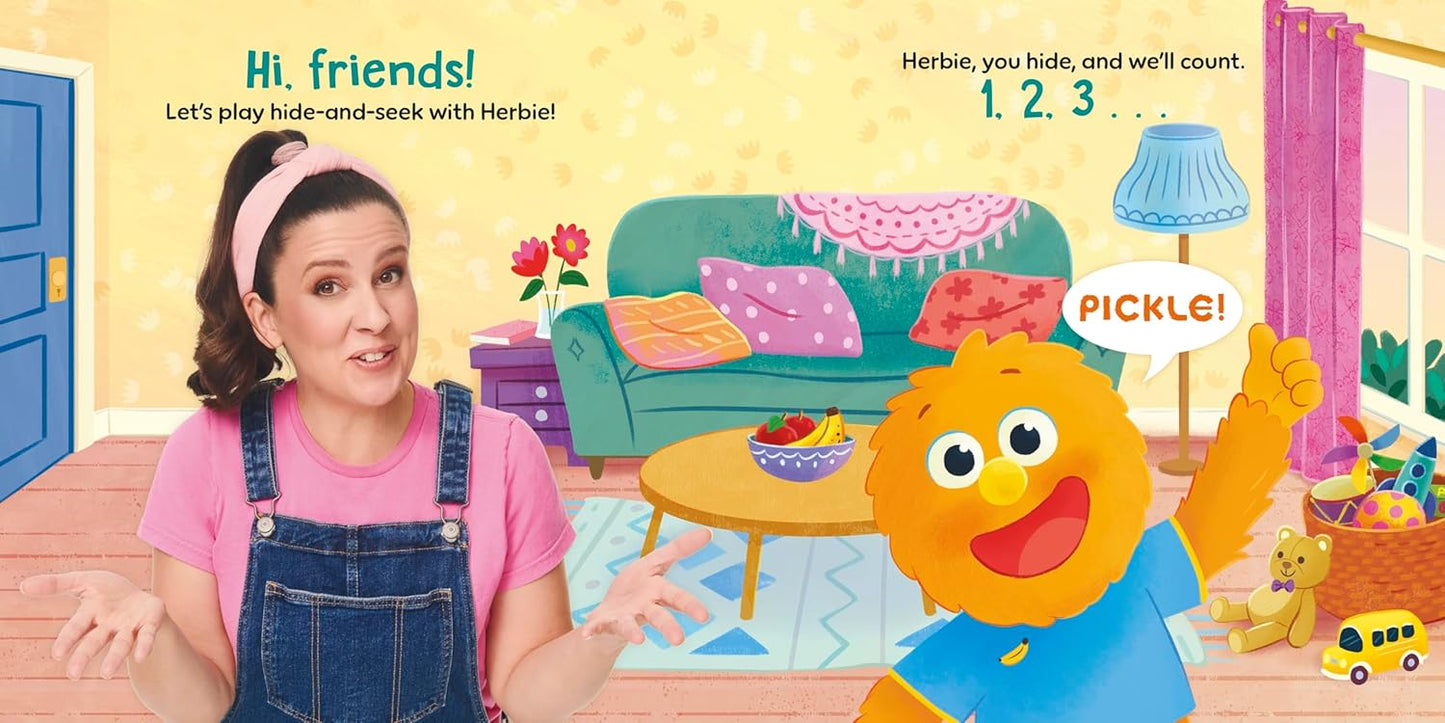 Ms Rachel: Hide and Seek with Herbie : A Lift-the-Flap Book (board book)