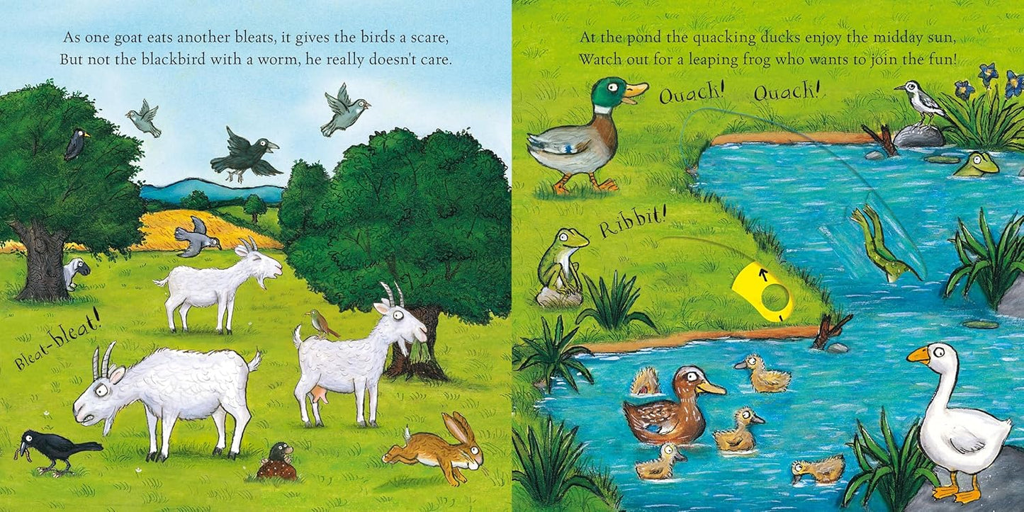 On the Farm: A Push, Pull, Slide Book (Board book)