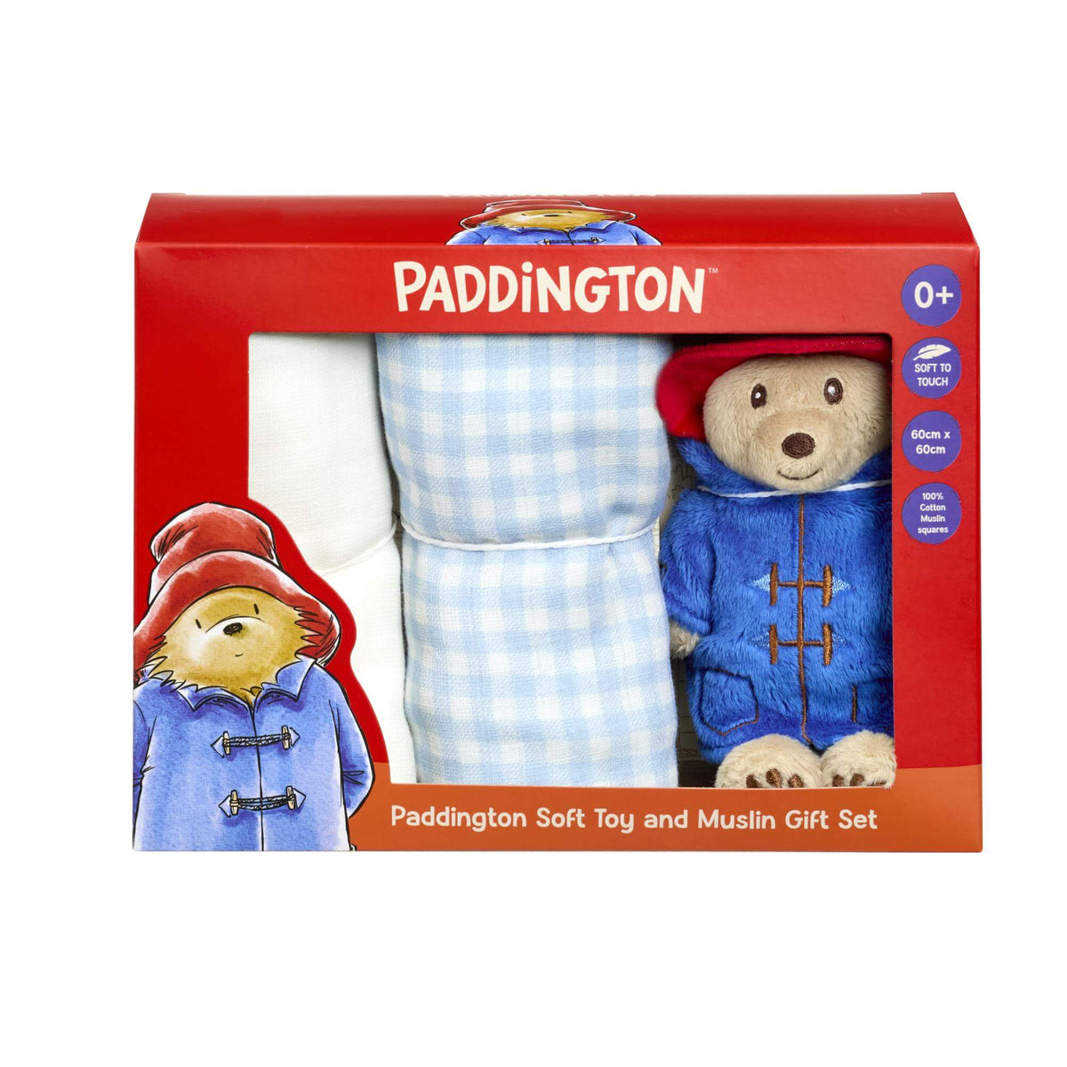 Paddington for Baby - Paddington Soft Toy with Muslin Set