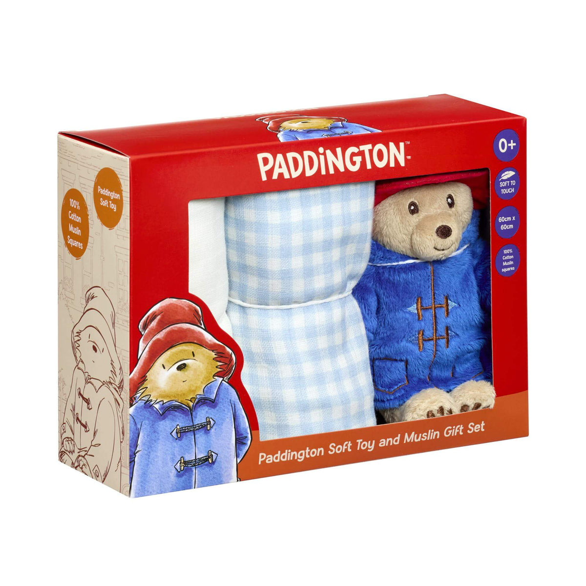 Paddington for Baby - Paddington Soft Toy with Muslin Set