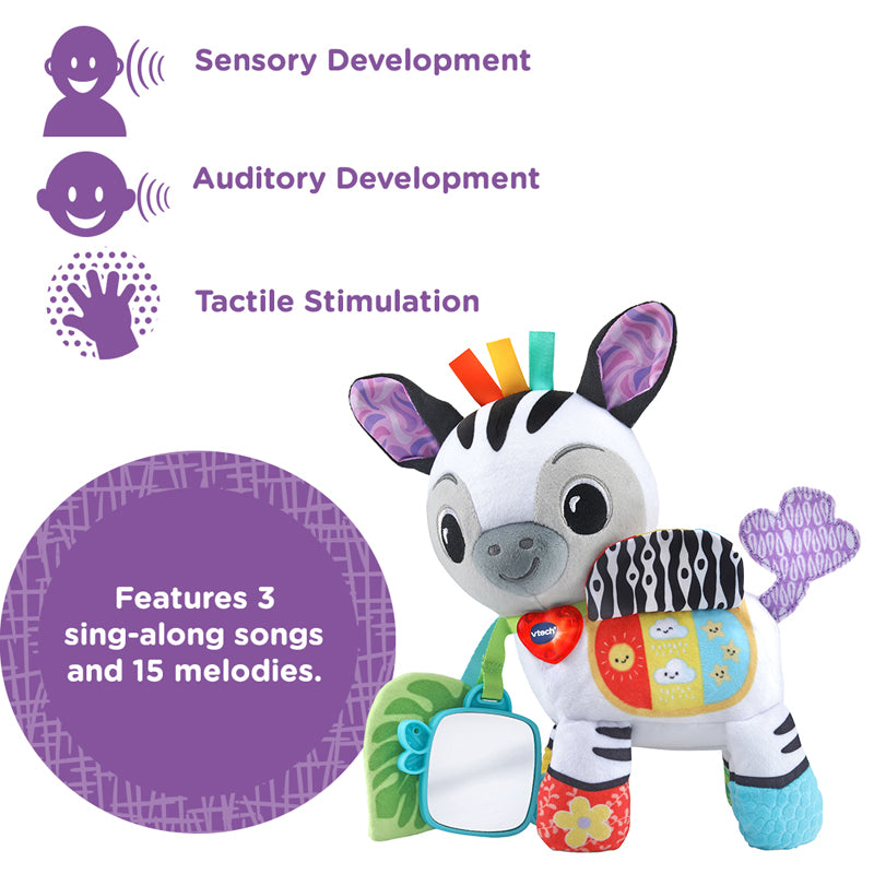 VTech On-the-Go Soft Zebra
